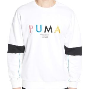 NWT Puma “Last Days” White Crewneck-TL40118